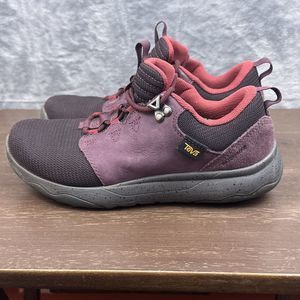 Teva Arrowood Trail Waterproof Hiking Shoes Plum 1012450 Women Size 6.5